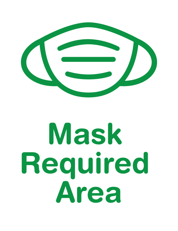Social Distance Safety Sign  - Green